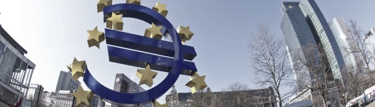 Europäische Zentralbank in Frankfurt